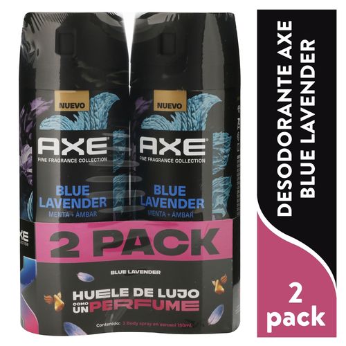 Axe 2pack Bodyspray Blue Lavender 300ml