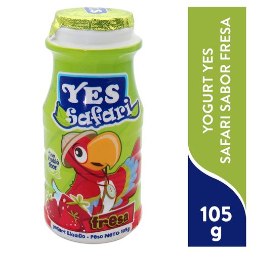Yogurt Yes Safari Fresa - 100Ml