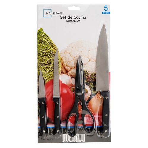 Set Cocina Mainstays-5 Piezas