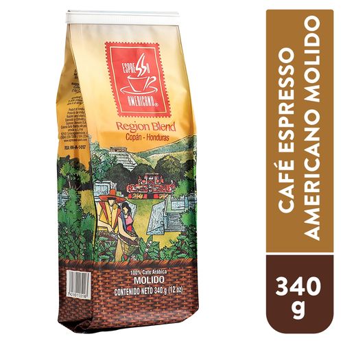 Café Region Copan Espresso Americano - 340 g