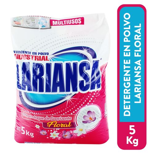 Detergente Lariansa  Con Aroma Floral En Polvo - 5kg