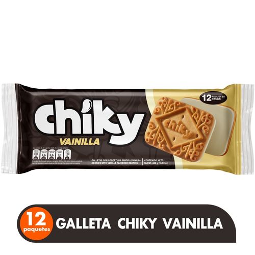 Galleta Chiky Vainilla - 480 g