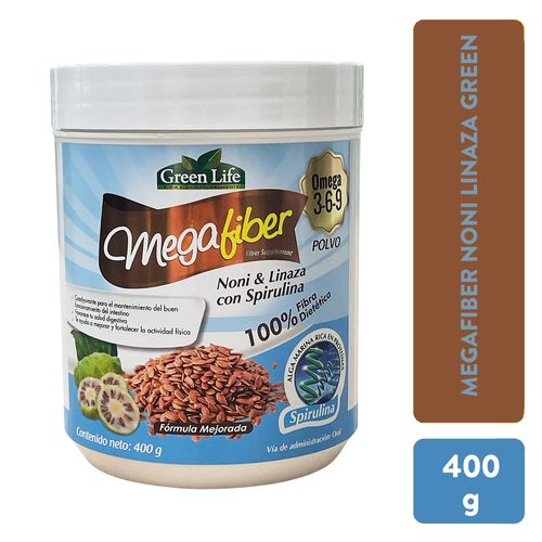 Megafiber Noni  Linaza Green Life 400gr