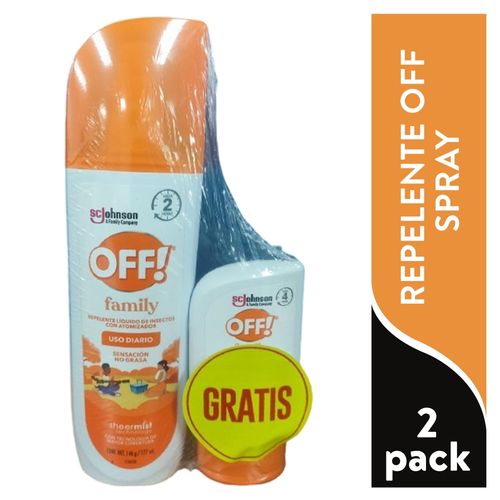 Repelente Off spray y crema -237 ml