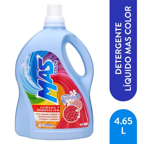 Detergent Liq Mas Color Suavizant 4650Ml