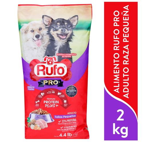 Alimento Perro Adul Rufo Raza Peq 2000gr