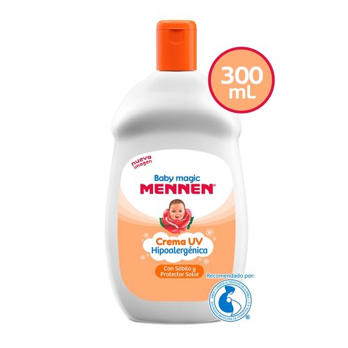 Crema Mennen  Hipoalergénica para Bebé con Sábila y Protector Solar - 300ml