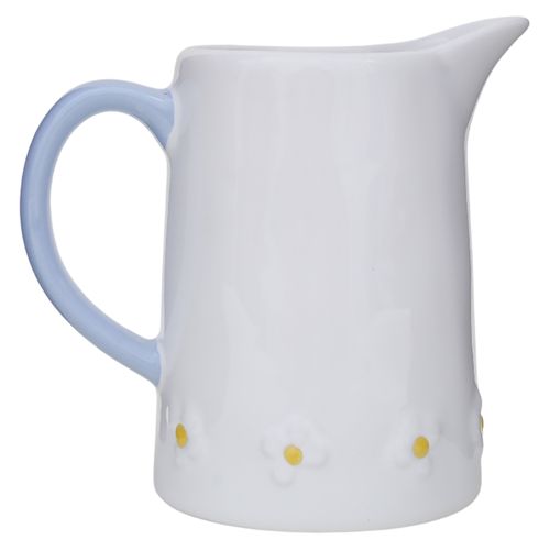 Ms Jarra De Ceramica Para Leche Floral