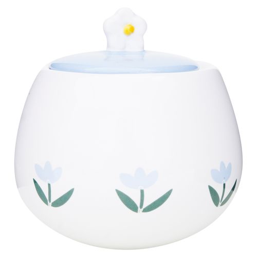 Ms Azucarero Con Diseno Floral Azul
