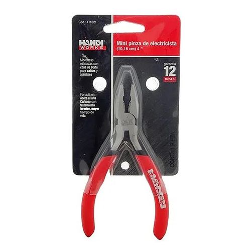Mini Pinza De Electricista 4 Plg