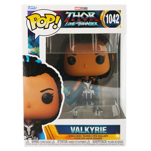 Figura Funko Pop Thor Love and Thunder Valkyrie Cabeza Oscilante
