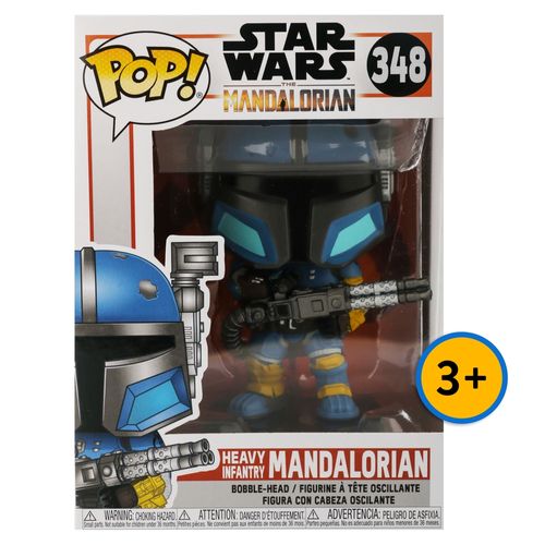 Figura Funko Pop Star Wars Mandalorian Heavy Infantry de Vinil