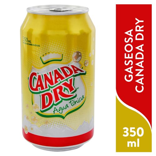 Gaseosa Canada Dry Quina Regular Lata - 354 ml