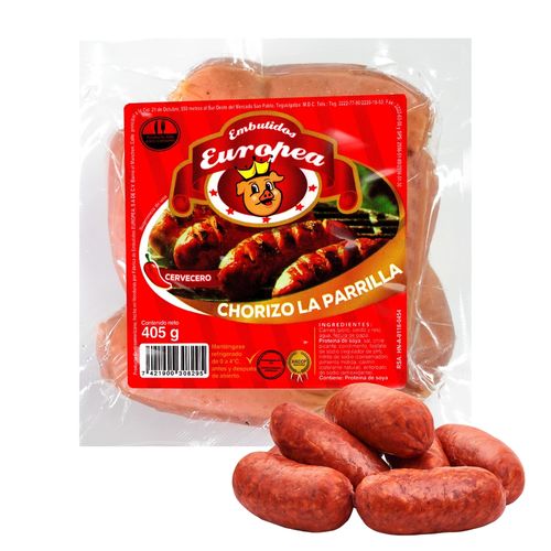 Chorizo picante Europea, la parrilla -405g