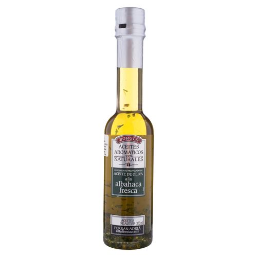 Aceite Borges De Oliva A La Albahaca Fresca- 200ml