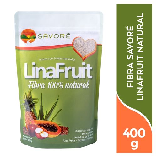 Fibra Natural Linafruit Savoré a base de linaza y frutas - 400 g