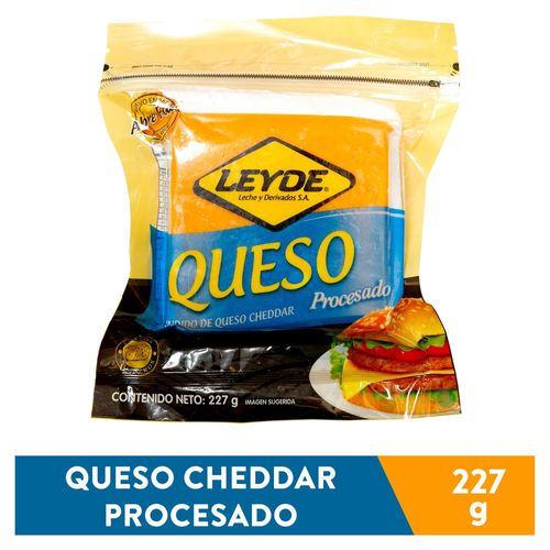 Queso Leyde Cheddar Procesado - 226 g