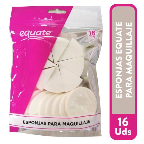 ESPONJA EQUATE  PARA MAQUILLAJE 12 PIEZAS