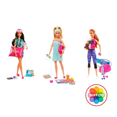 Muñeca Barbie Set Dia De Spa
