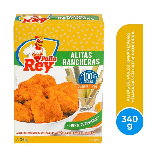 Alitas De Pollo Rey Rancheras - 340 G