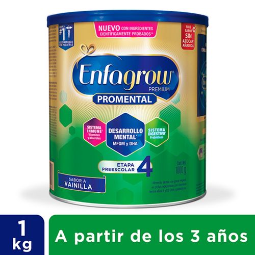 Fórmula infantil Enfagrow promental etapa 4 vainilla - 1650 g