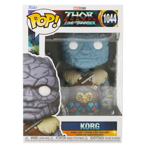 Figura Funko Pop Marvel Thor Love and Thunder Korg Cabeza Oscilante