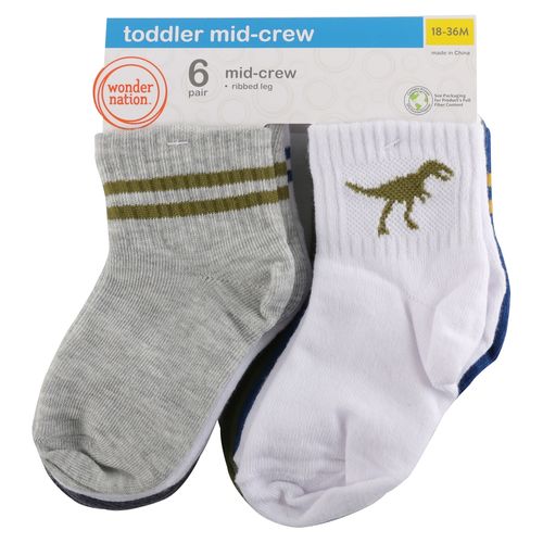 Ropa Interior Para Bebé Wonder Nation 6pk Calceta Wonder Nation Bebo T0 6m