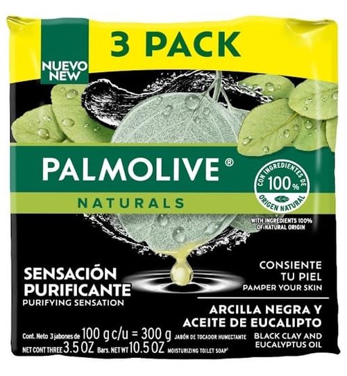 Jabón Palmolive Arcill Y Eucal 3pack - 300 g