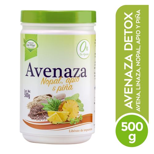 Avena Detox Avenaza Nopal Apio y Piña Detox - 500 g