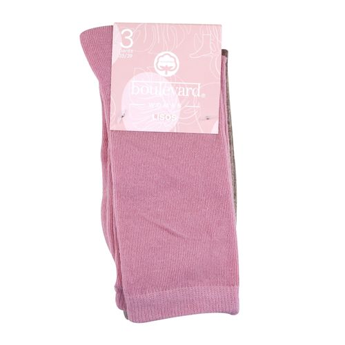 Pijamas y Lenceria Mujer Boulevard Ladies 3 Pairs Pack Casual Ankle Sock 742
