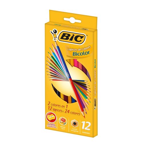 Bic Lapices Color Kids Largo 12 Sacapunt