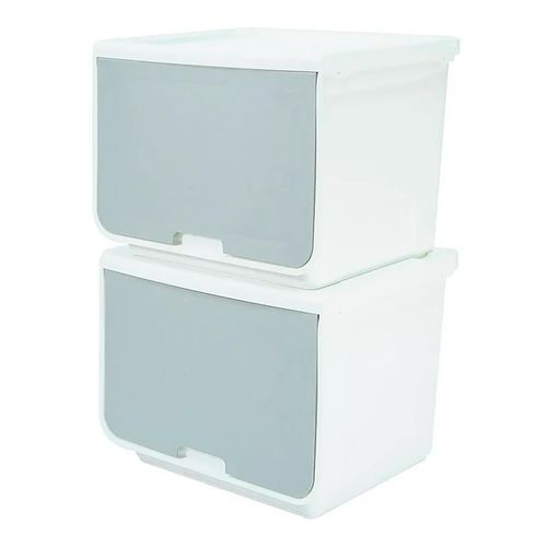 Caja Multibox Pequena Blanco Y Gris