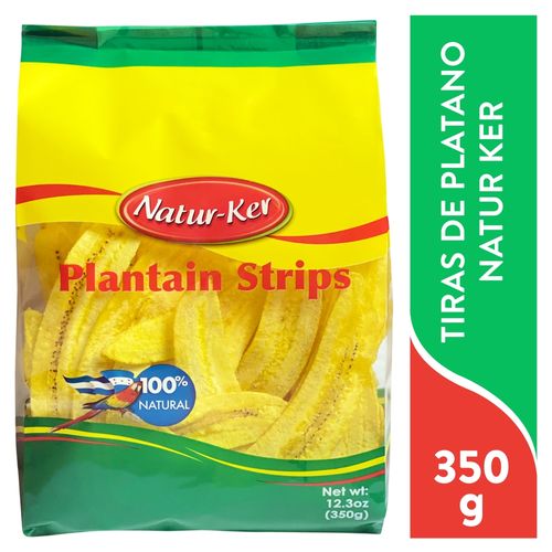 Tiras De Platano Natur Ker 350gr