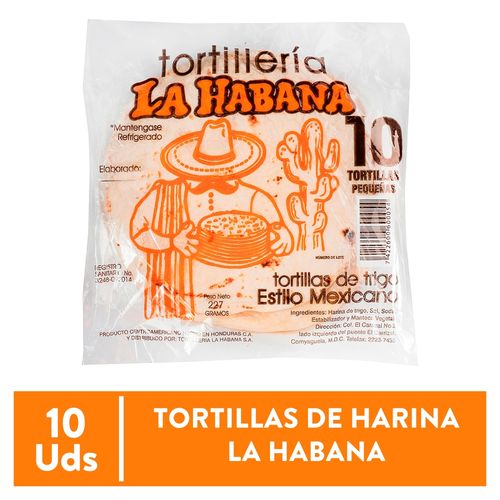 Tortillas La Habana De Harina 10 Uds - 227 g