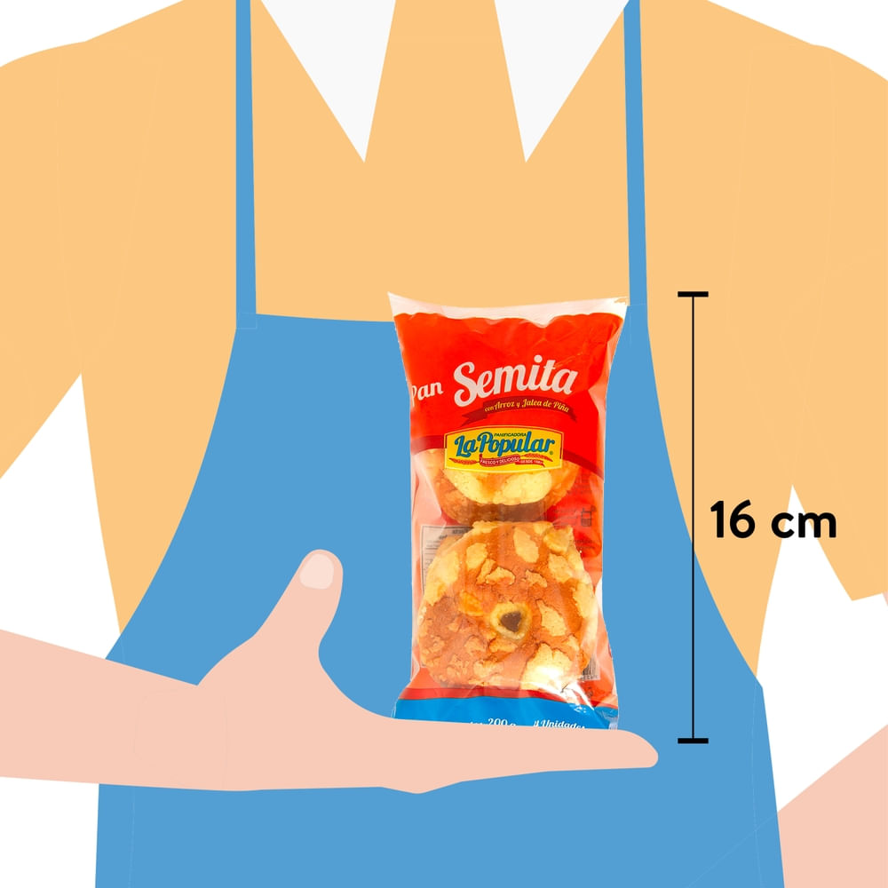 Comprar Pan La Popular Fresco Semita Arroz Especial - 375Gr | Walmart ...