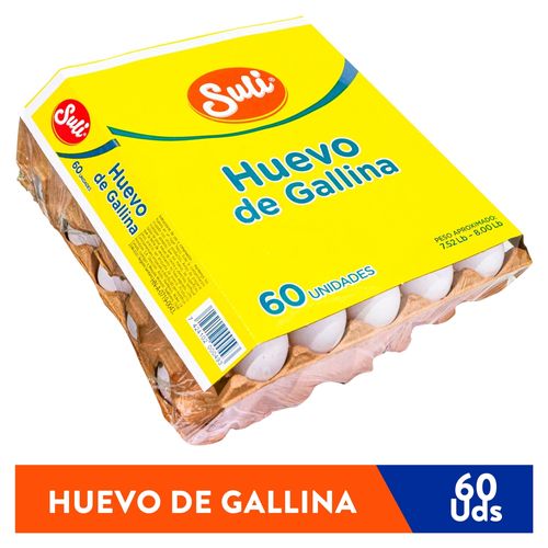 Huevo Suli Cartón - 60 Unidades