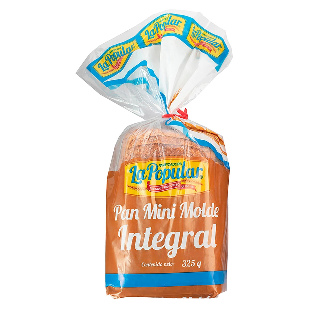 Comprar Pan Fresco La Popular Mini Molde Integral - 325Gr | Walmart ...