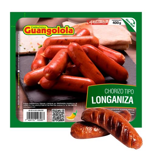 Chorizo Guangolola Longaniza - 400Gr