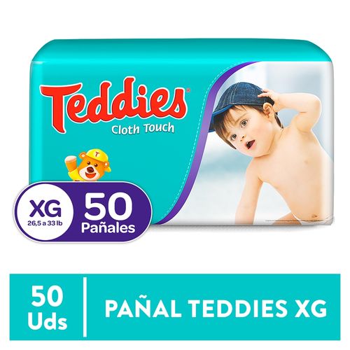 Pañales Teddies Etapa 4/XG - 50 Unidades