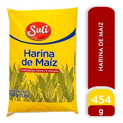 Harina Suli De Maíz Fortificado Con Hierro - 454 g