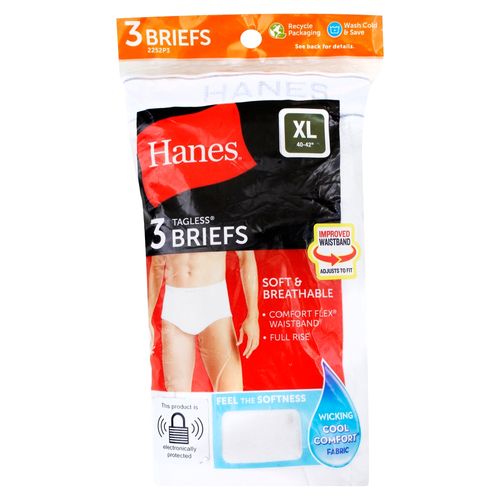 Ropa Interior Para Hombre Hanes P3 Calzoncillo Hanes Cab Blanco Xl