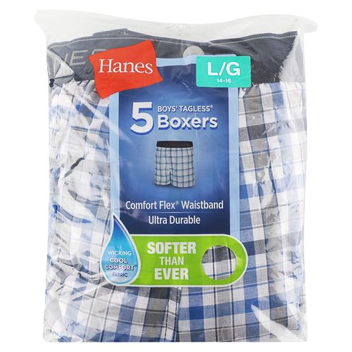 Ropa Interior y Pijamas De Niños Hanes P5 Boxer Nino Hanes Surtido l