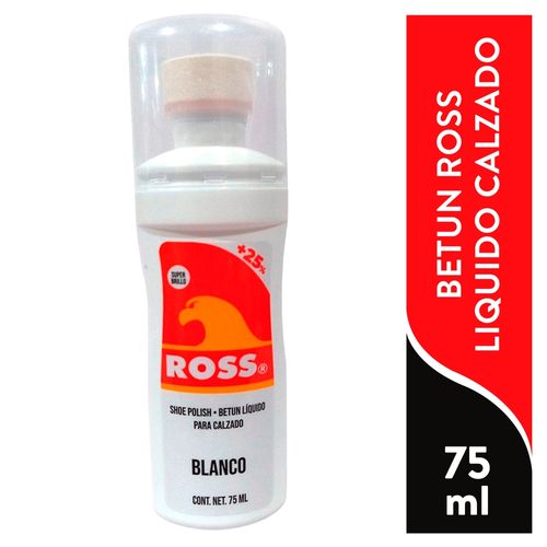 Betun Ross Liquido Calzado Blanco 75 Gr
