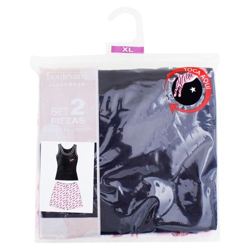 Pijamas y Lenceria Mujer Boulevard Pijama Set Short Sm Bvld 793
