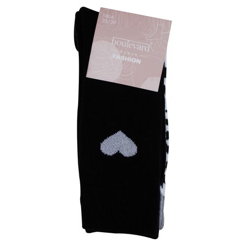 Pijamas y Lenceria Mujer Boulevard Calcetas 2pk Damas Blvd