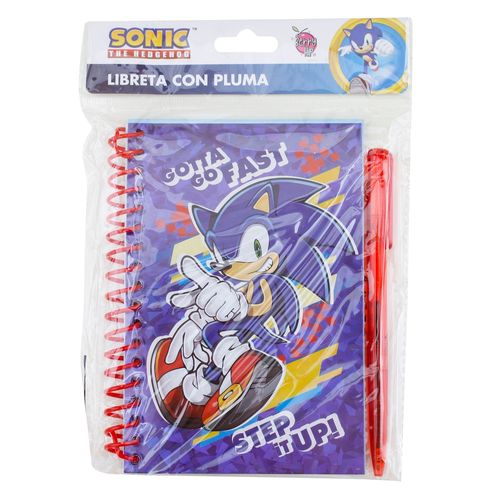 Libreta Con Pluma Sonic
