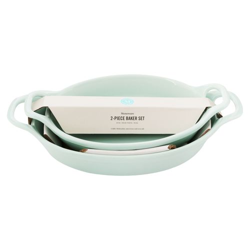 Set Martha Stewart de refractarios ovalados - 2 Pzas