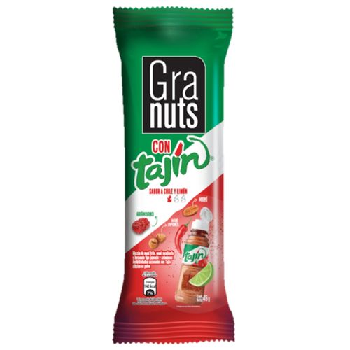 Maní y Otras Semillas Granuts Mezcla Mani Arandano Tajin Granuts 45g