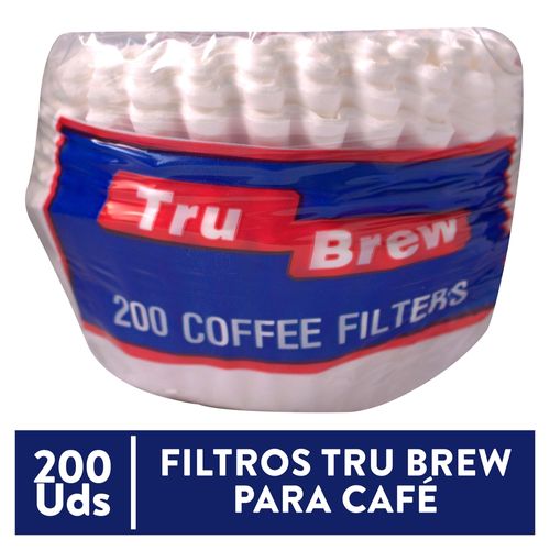 Filtros Tru Brew Para Café 200 Unds