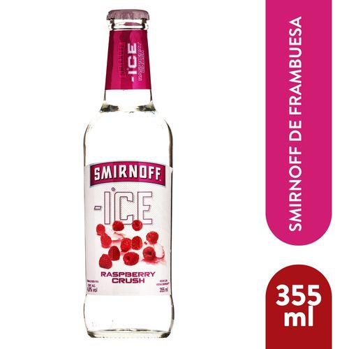 RTD Vodka Smirnoff Ice Raspberry - 355ml